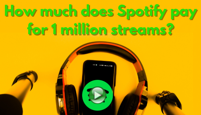 featured image on how much does spotify pay for 1 million stream