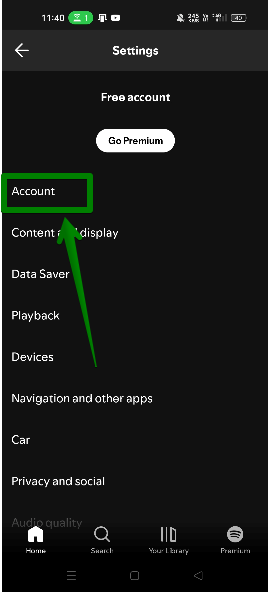 account option