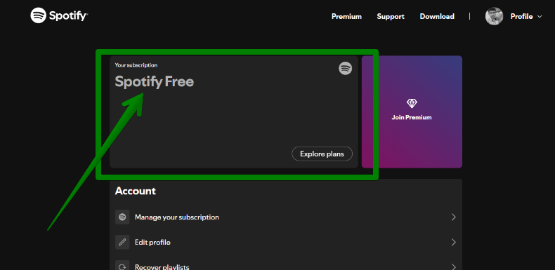 spotify plan desktop