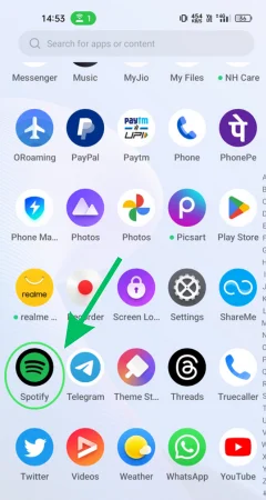 How to Know if your Spotify is premium? open spotify app on your phone